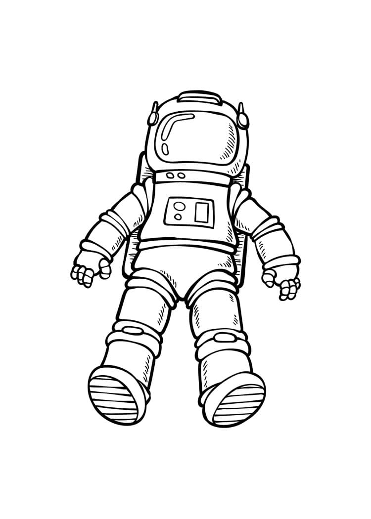 Come disegnare astronauta passo (5)