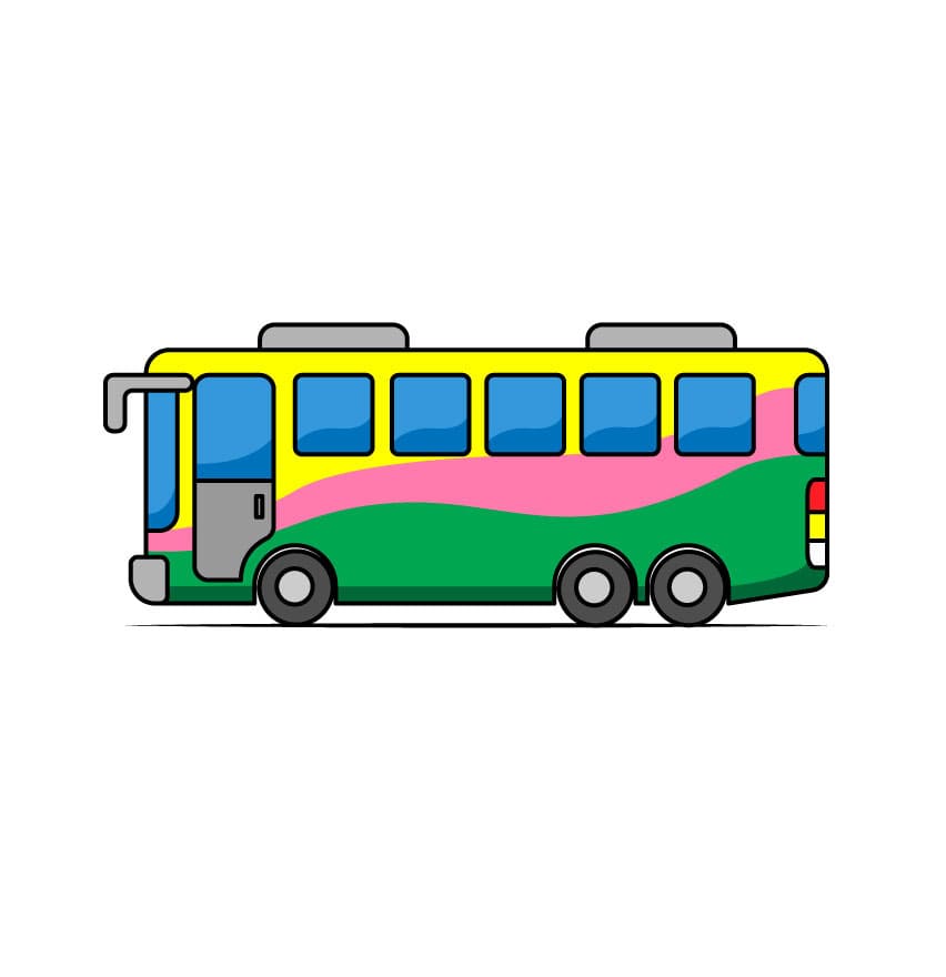 Come Disegnare Autobus da colorare
