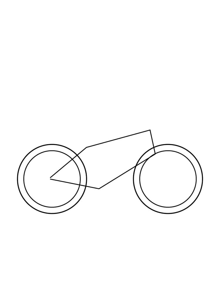 Come disegnare bicicletta passo (1)