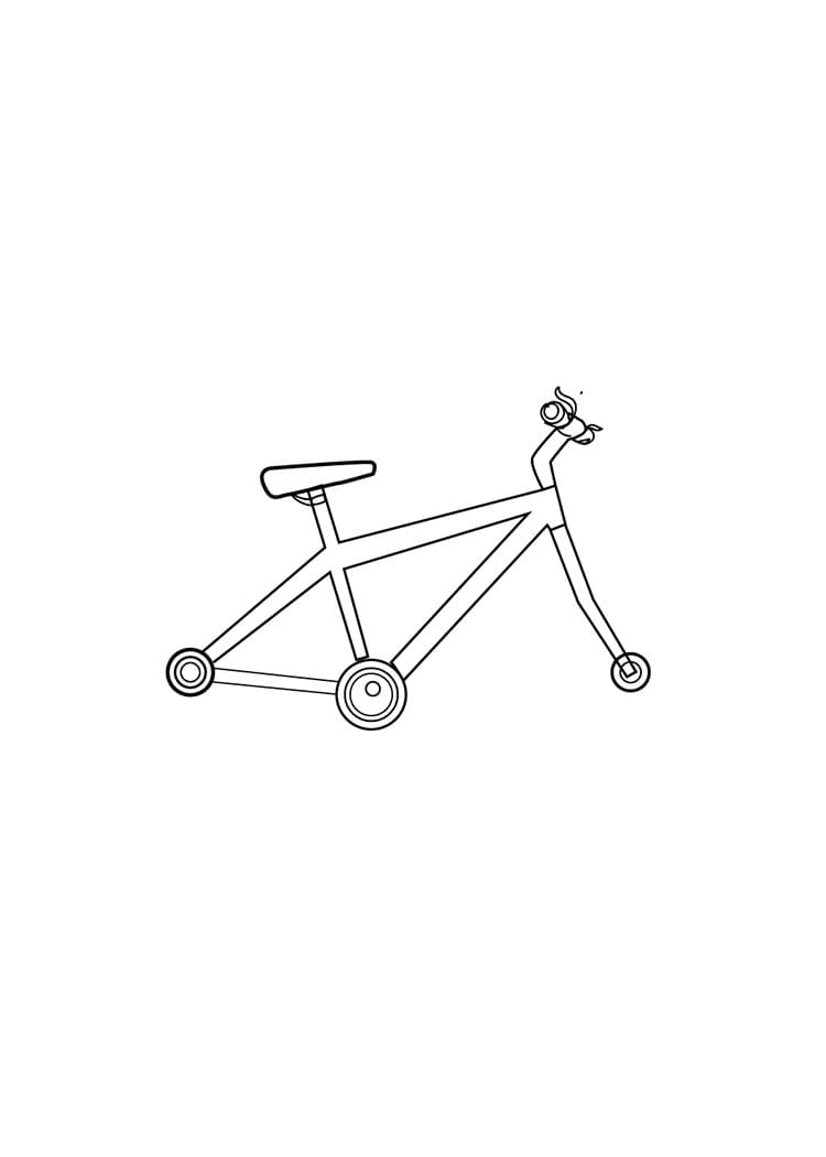 Come disegnare bicicletta passo (5)