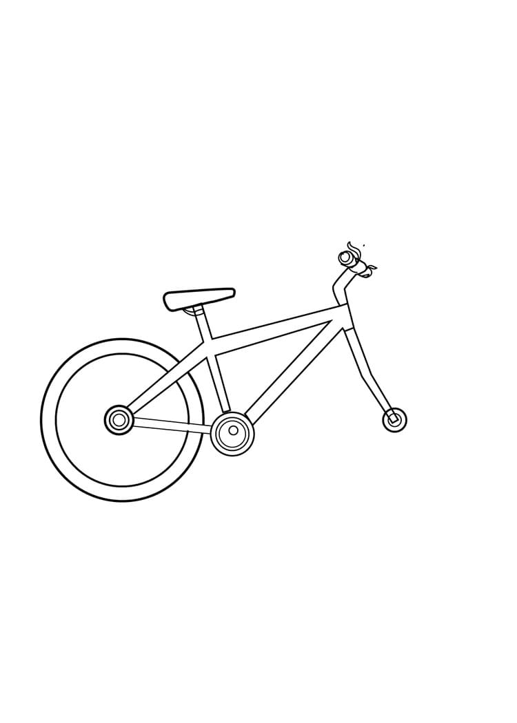 Come disegnare bicicletta passo (6)