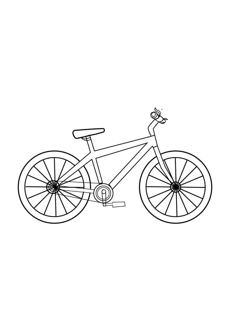 Come disegnare bicicletta passo (8)