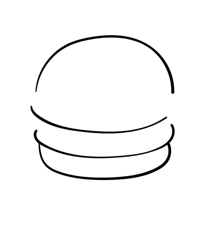 Come disegnare hamburger passo (2)