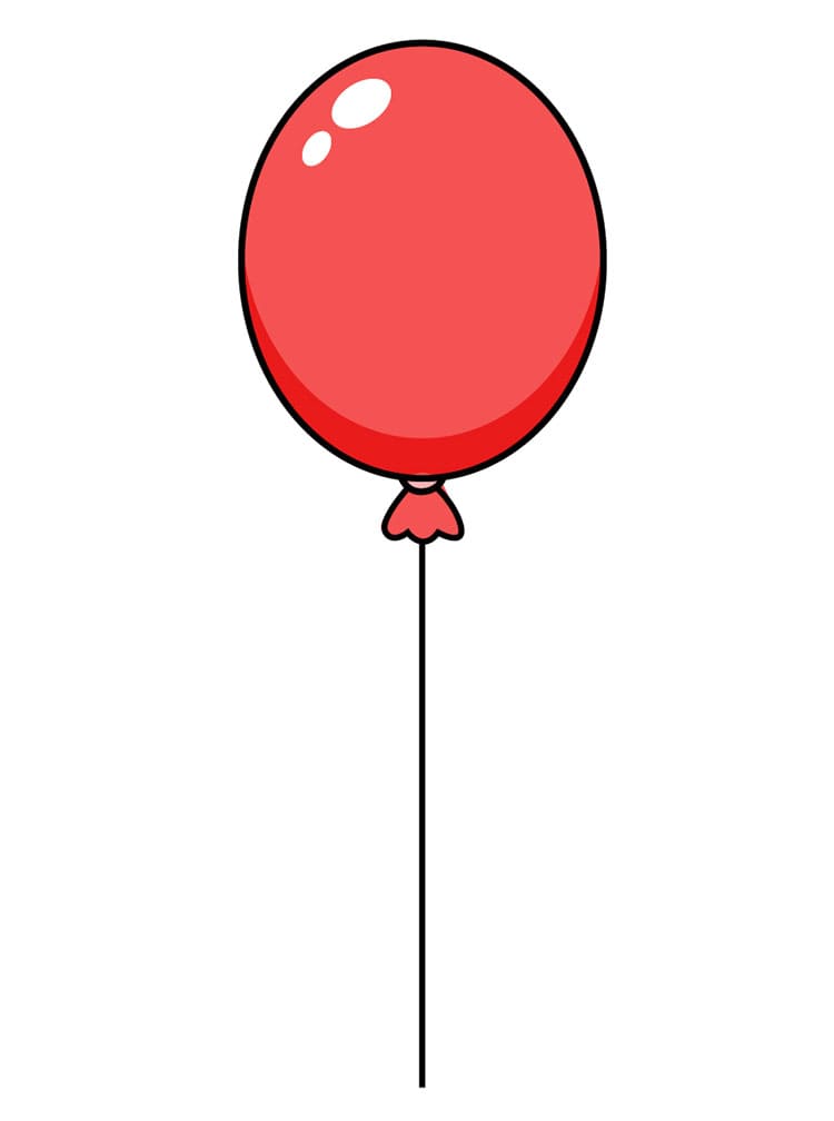 Come Disegnare Palloncino da colorare