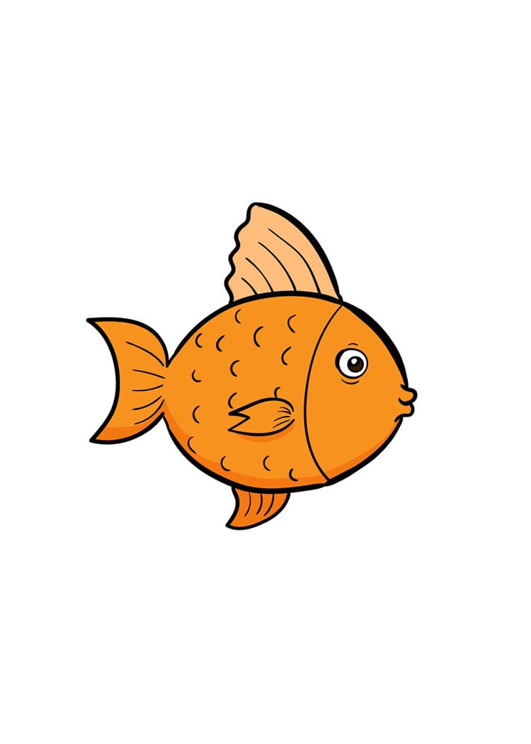 Come Disegnare Pescare da colorare