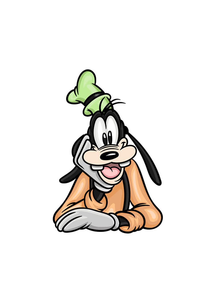 Come Disegnare Pippo da colorare