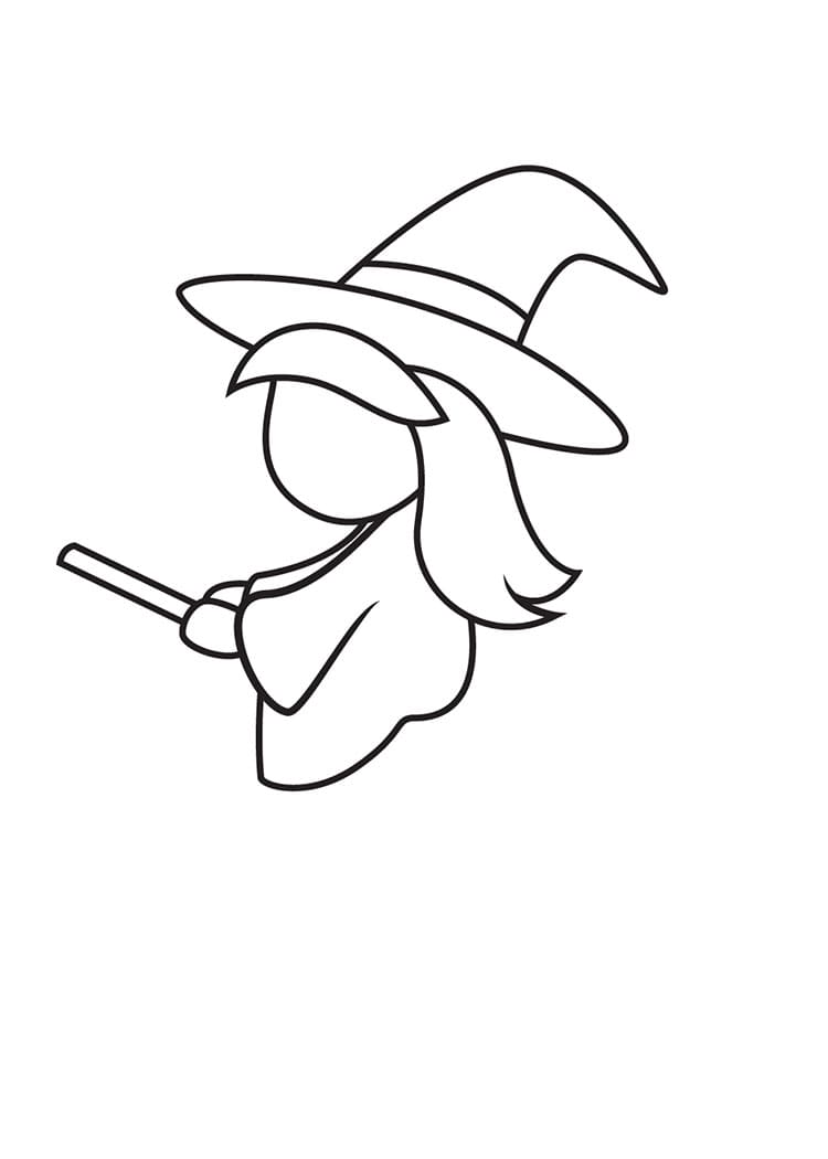 Come disegnare strega passo (6)
