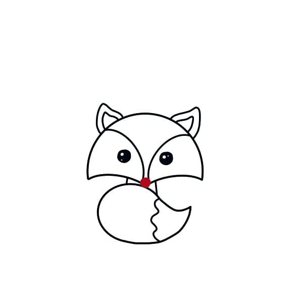 Come disegnare volpe passo (8)