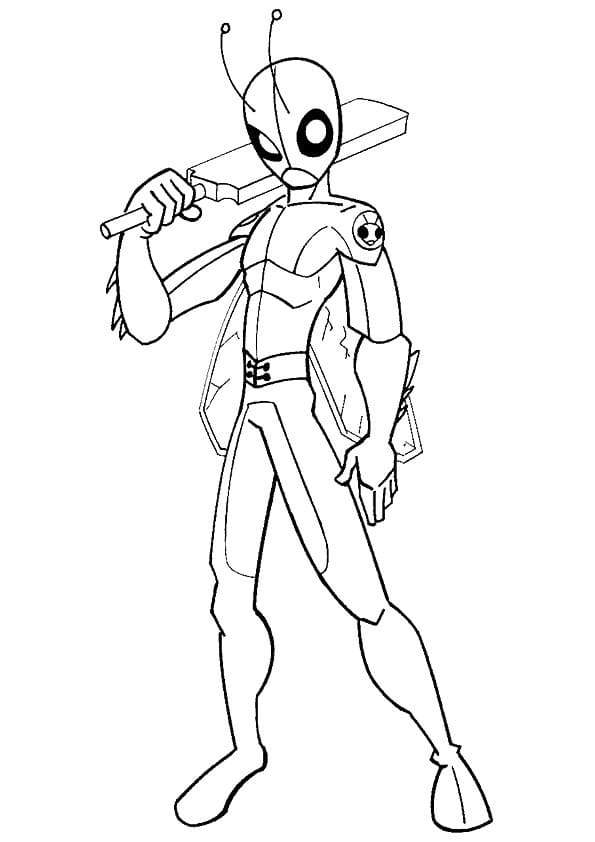 Cricket Stampabile Libera da colorare