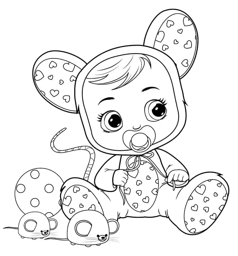 Cry Babies 5 da colorare