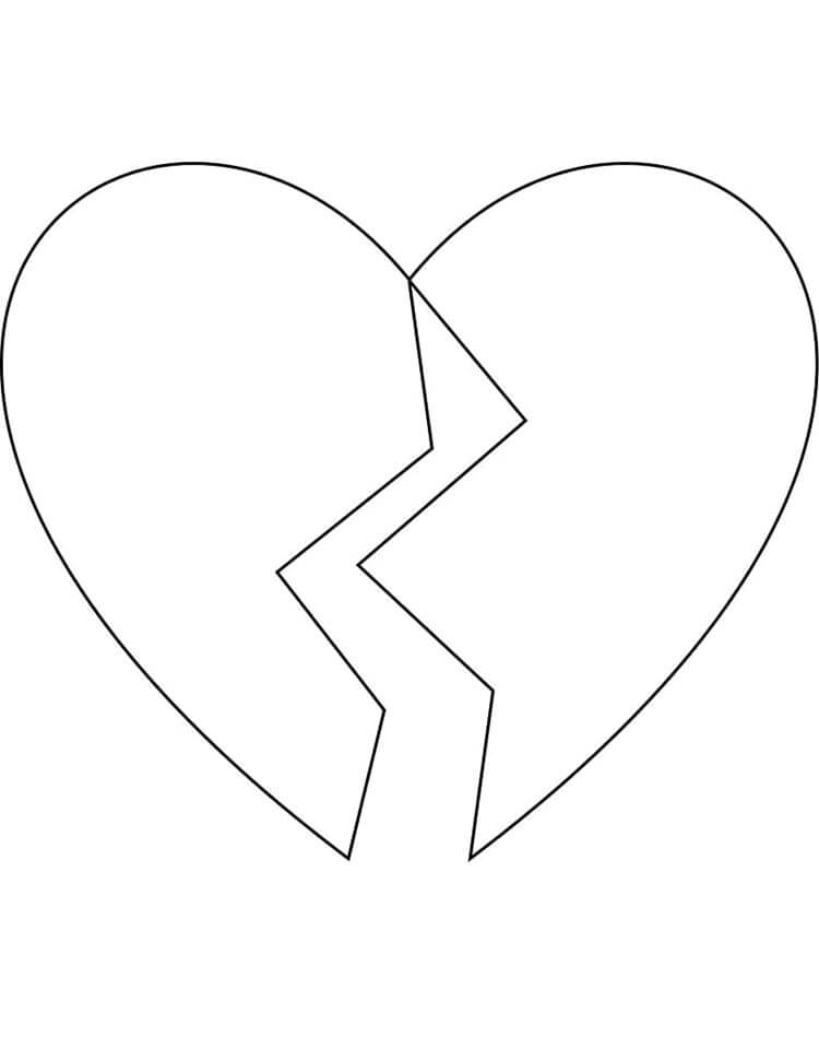 Cuore Gratuito Stampabile da colorare