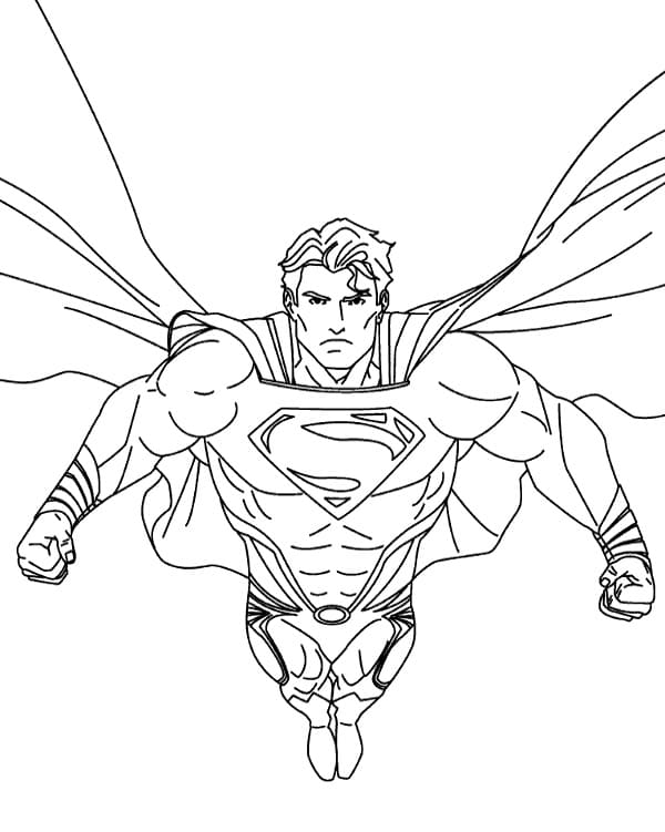 DC Superman da colorare