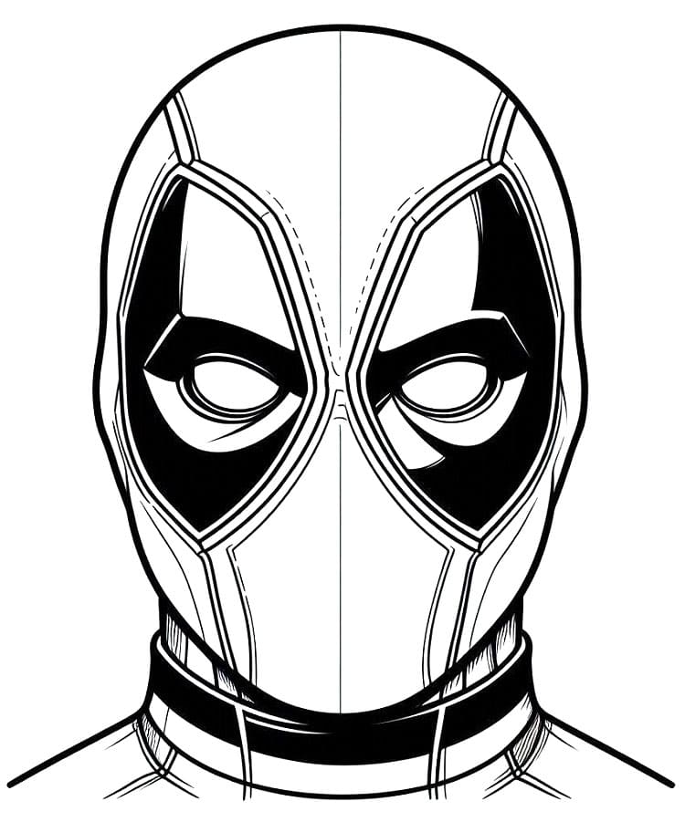 Deadpool Gratis da colorare