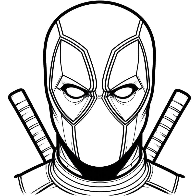 Deadpool Gratuito da colorare