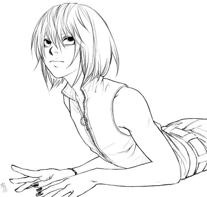 Death Note Stampabile per Bambini da colorare