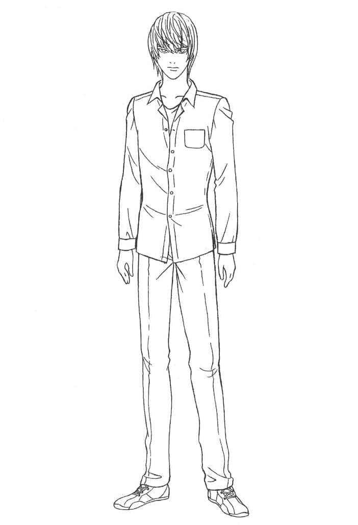 Death Note per Bambini di 2 Anni da colorare