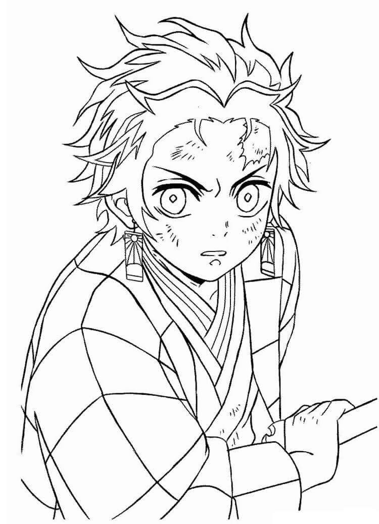 Demon Slayer (1) da colorare