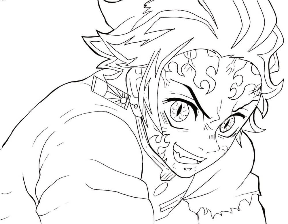 Demon Slayer (10) da colorare