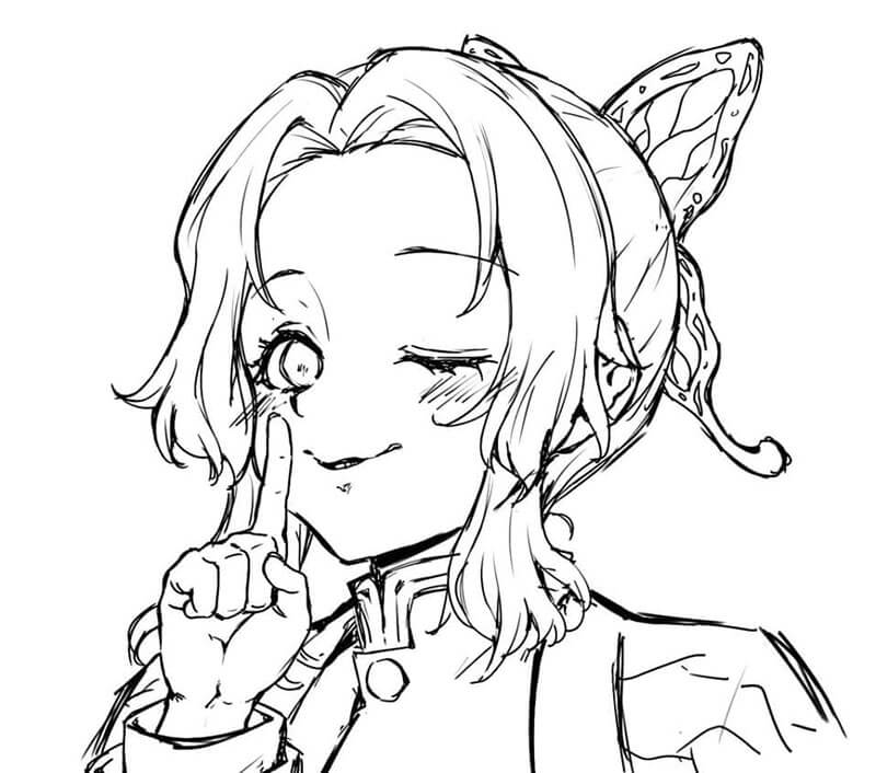 Demon Slayer Immagine Libera da colorare