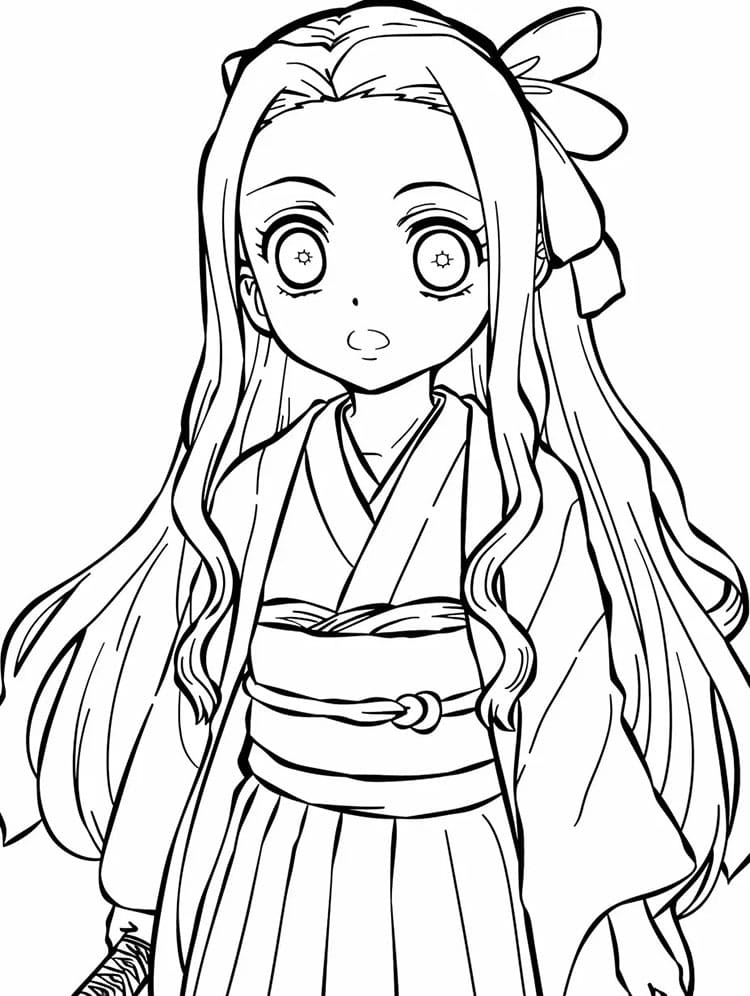 Demon Slayer Stampabile Gratuito da colorare