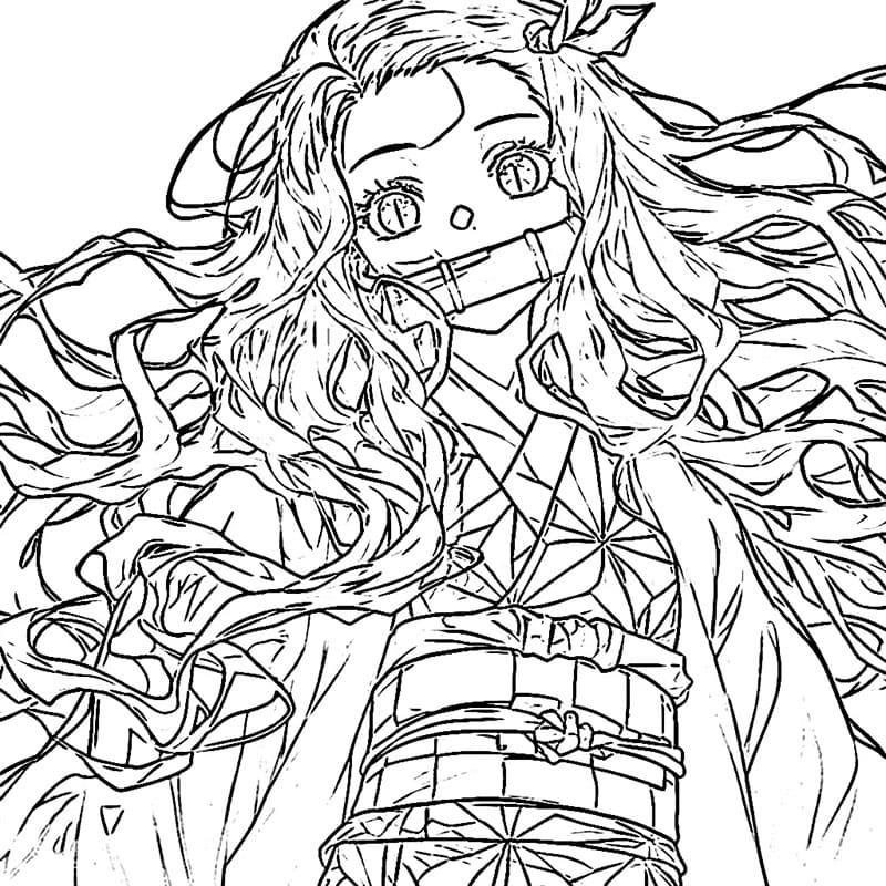 Demon Slayer Stampabile da colorare