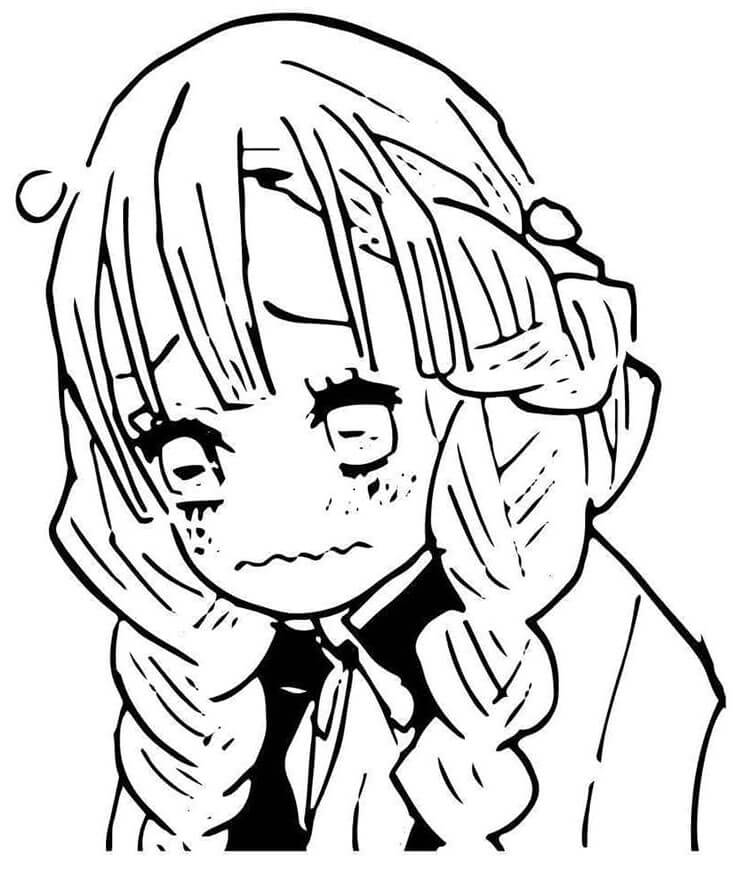 Demon Slayer per Bambini di 1 Anno da colorare