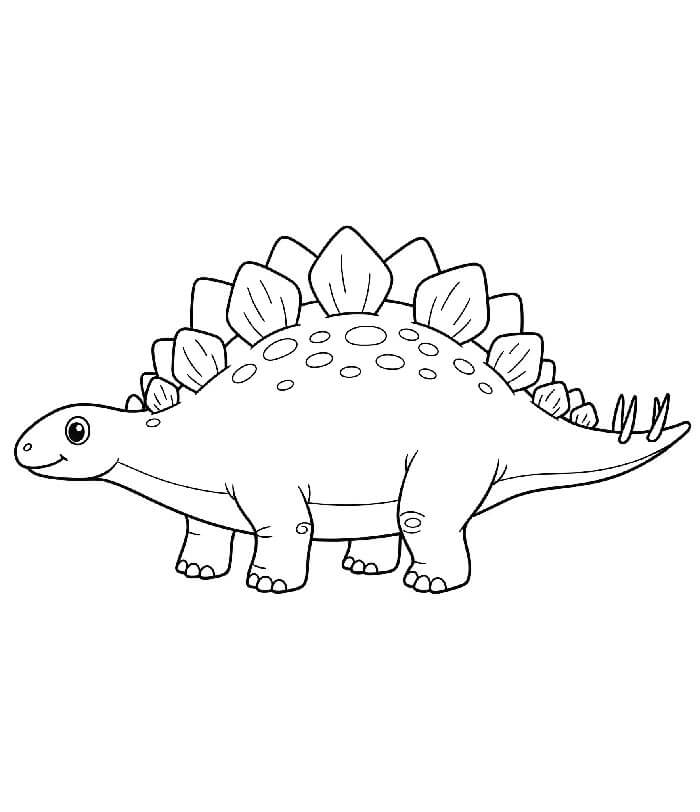 Dinosauro Gratuito Stampabile da colorare