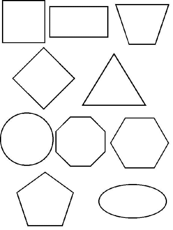 Disegno Forma Geometrica Senza Costo da colorare
