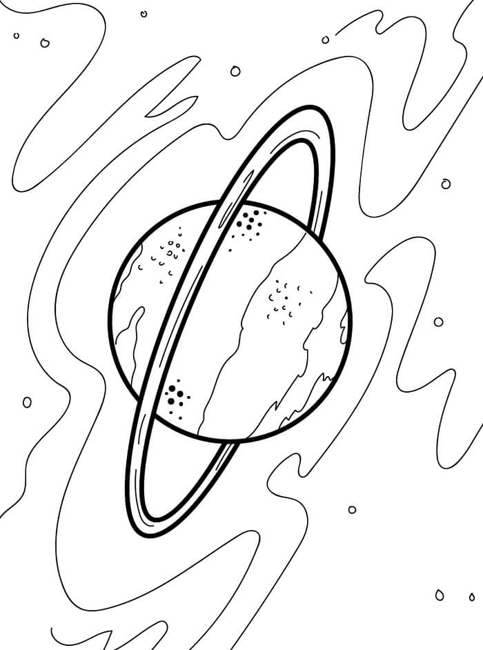 Disegno Pianeta da colorare