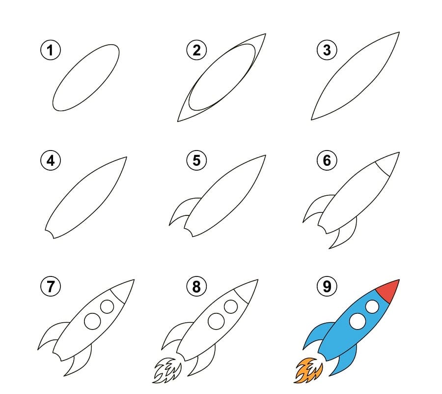 Disegnare un Razzo Spaziale in Meno di 5 Minuti: Guida Pratica