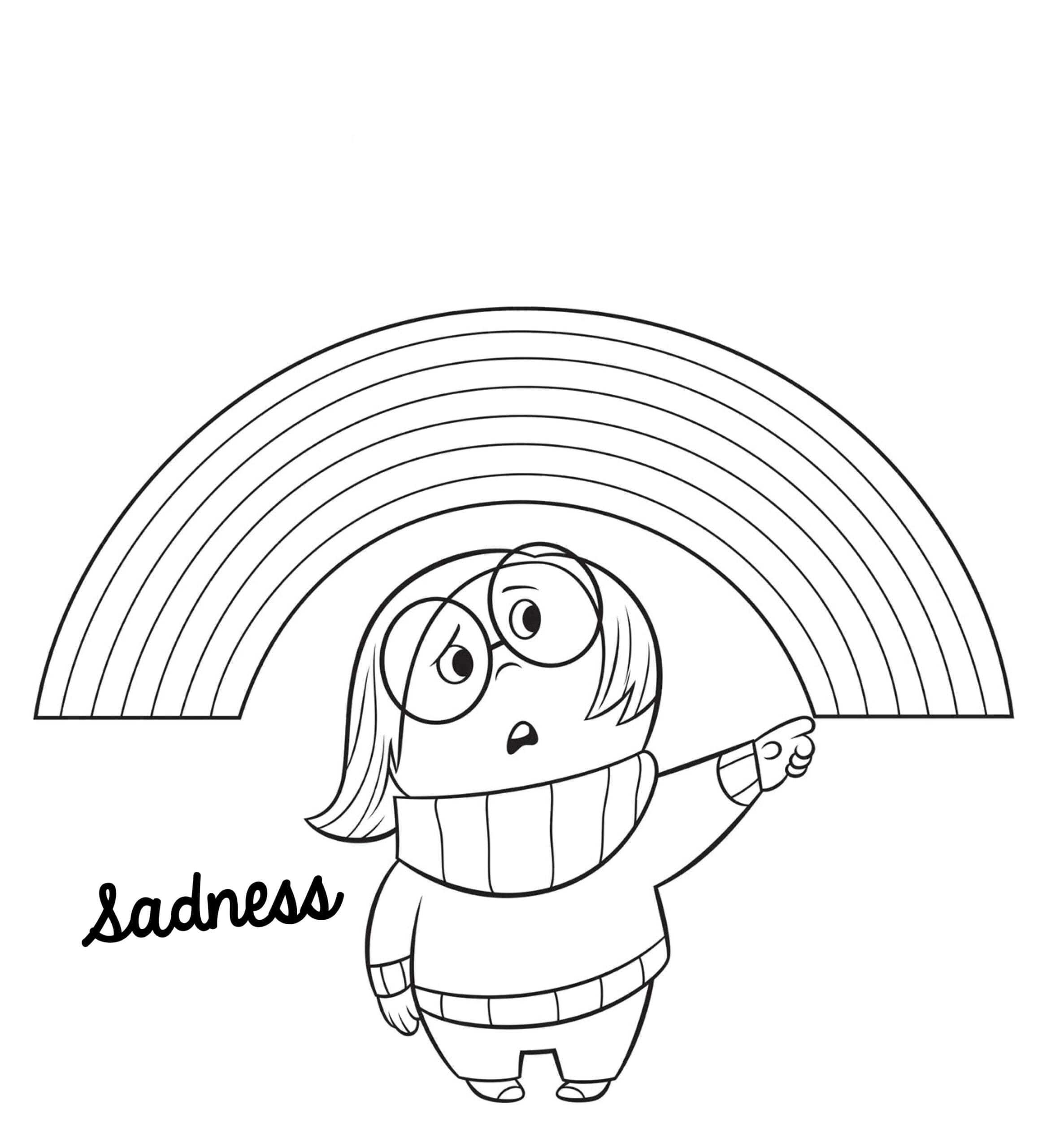 Disney Inside Out da colorare