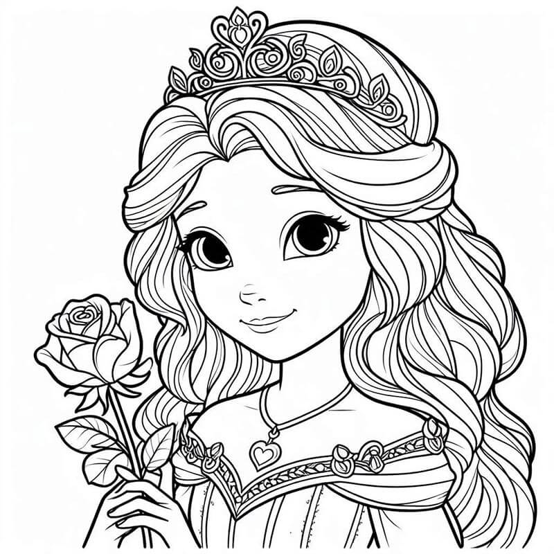 Disney La Bella Addormentata nel bosco da colorare