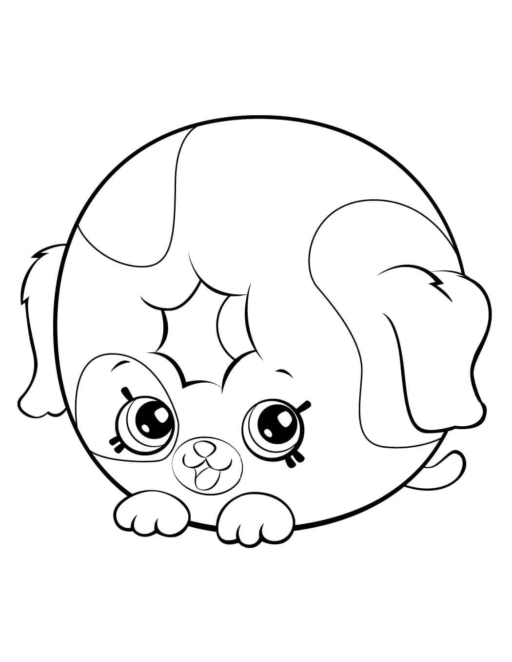 Dolly Donut Shopkins da colorare