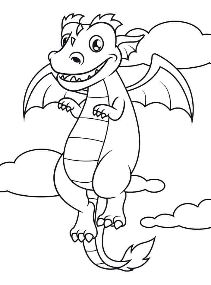 Drago Perfetto da colorare