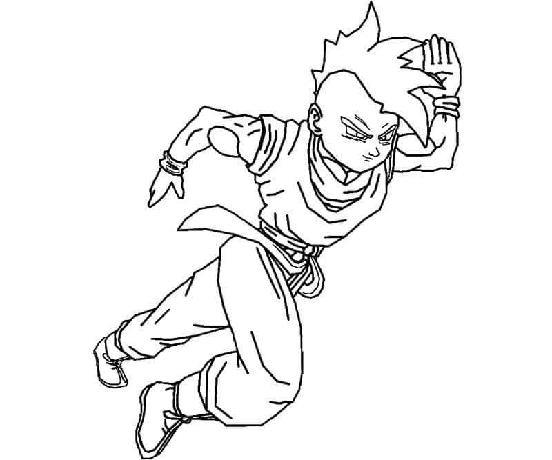 Dragon Ball Z (3) da colorare