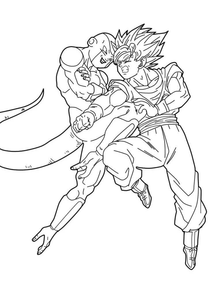 Dragon Ball Z da colorare