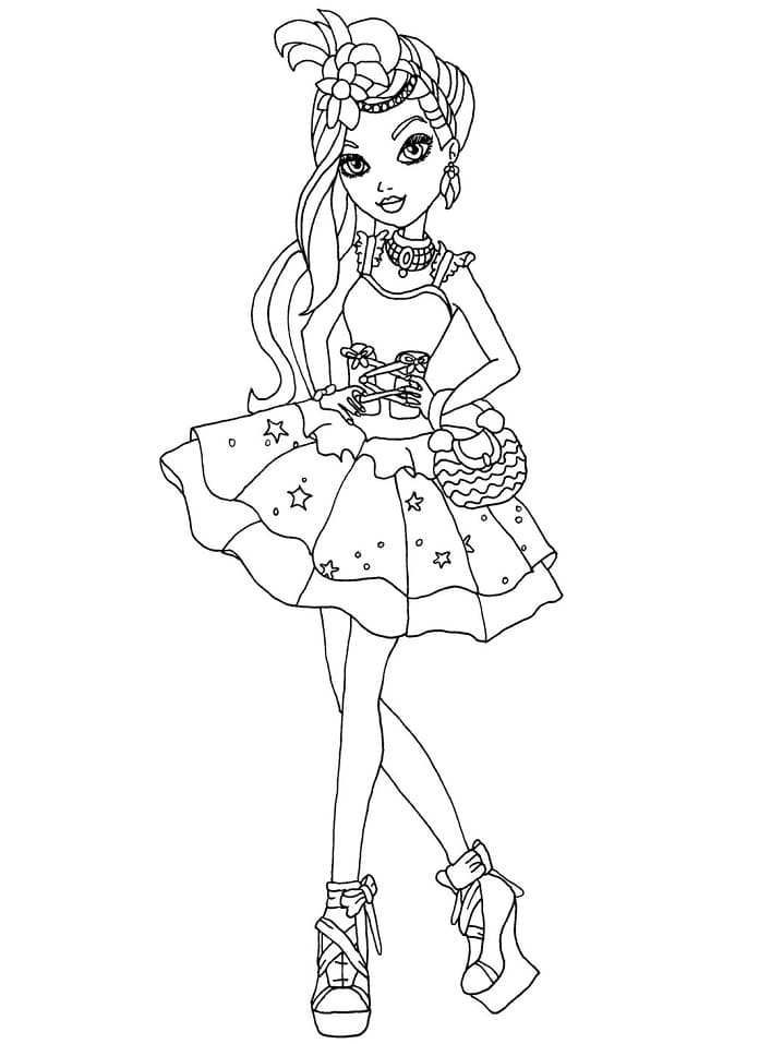 Duchess Swan di Ever After High da colorare