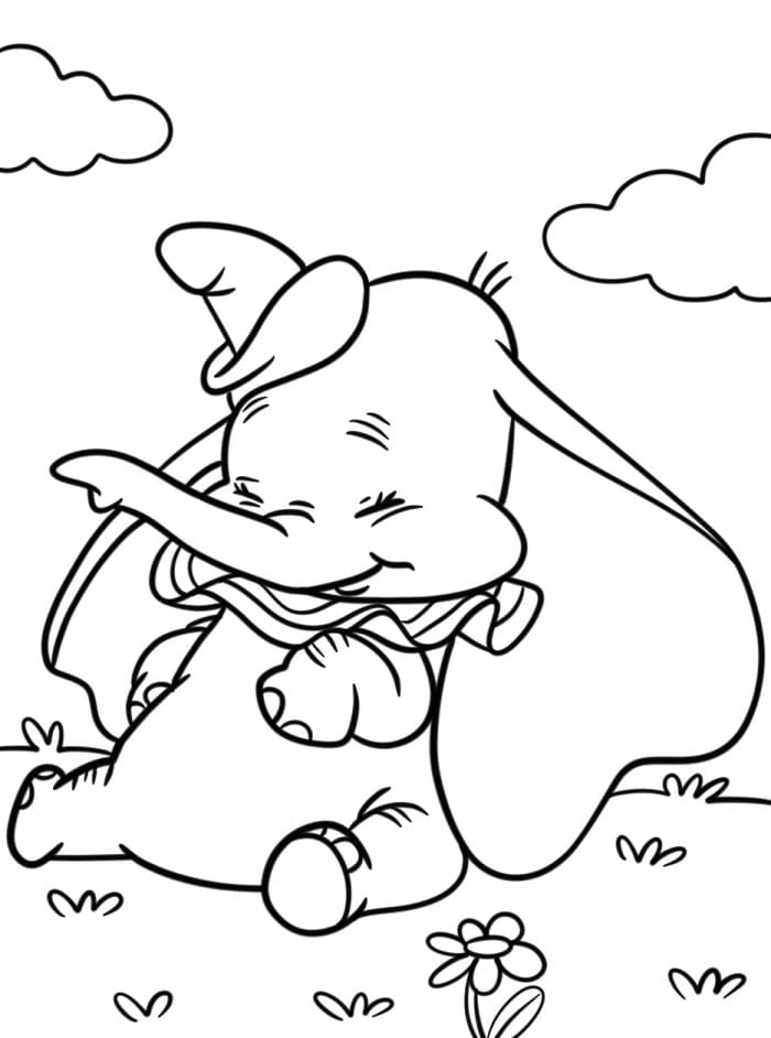 Dumbo Adorabili da colorare
