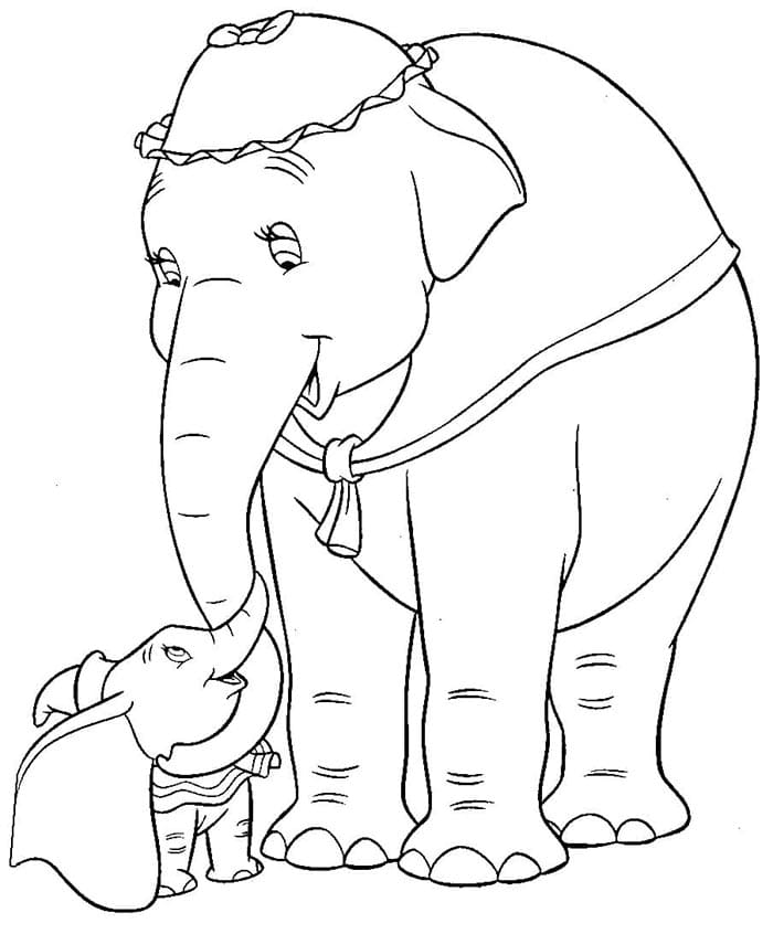 Dumbo Bellissimi da colorare