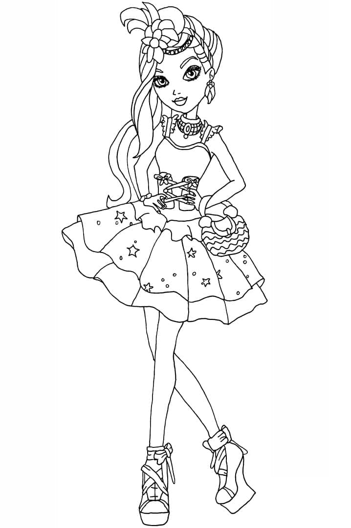 Duquesa Swan di Ever After High da colorare