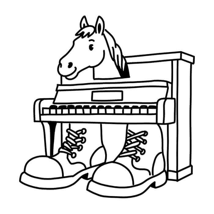 Ecco Cavallo Virtuoso Italian Brainrot da colorare