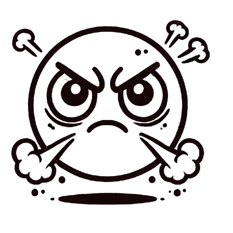 Emoji Bello da colorare