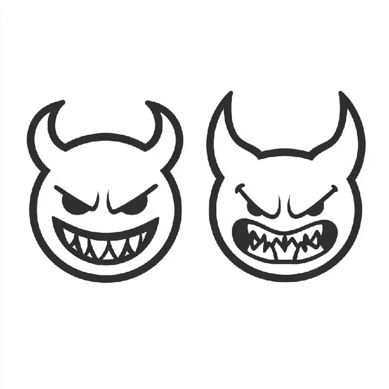 Emoji Gratis Stampabile da colorare