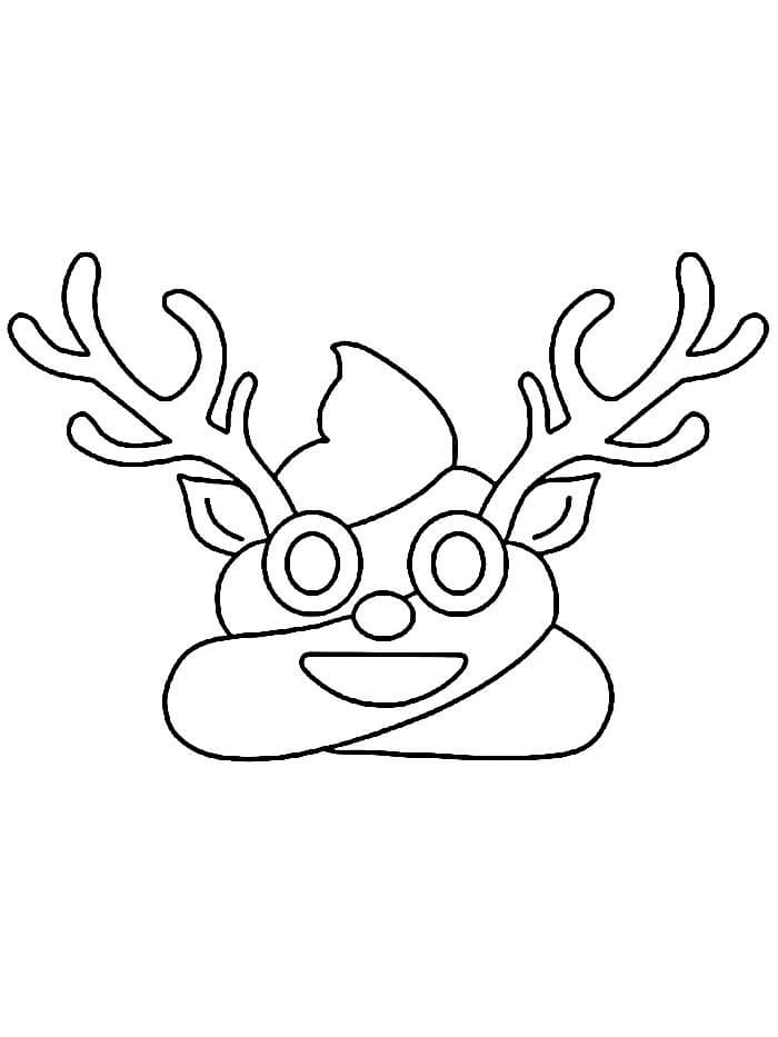 Emoji cacca da colorare