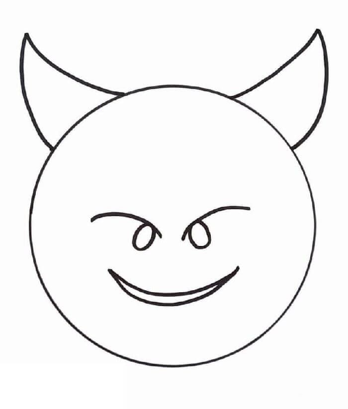 Emoji per Bambini di 1 Anno da colorare