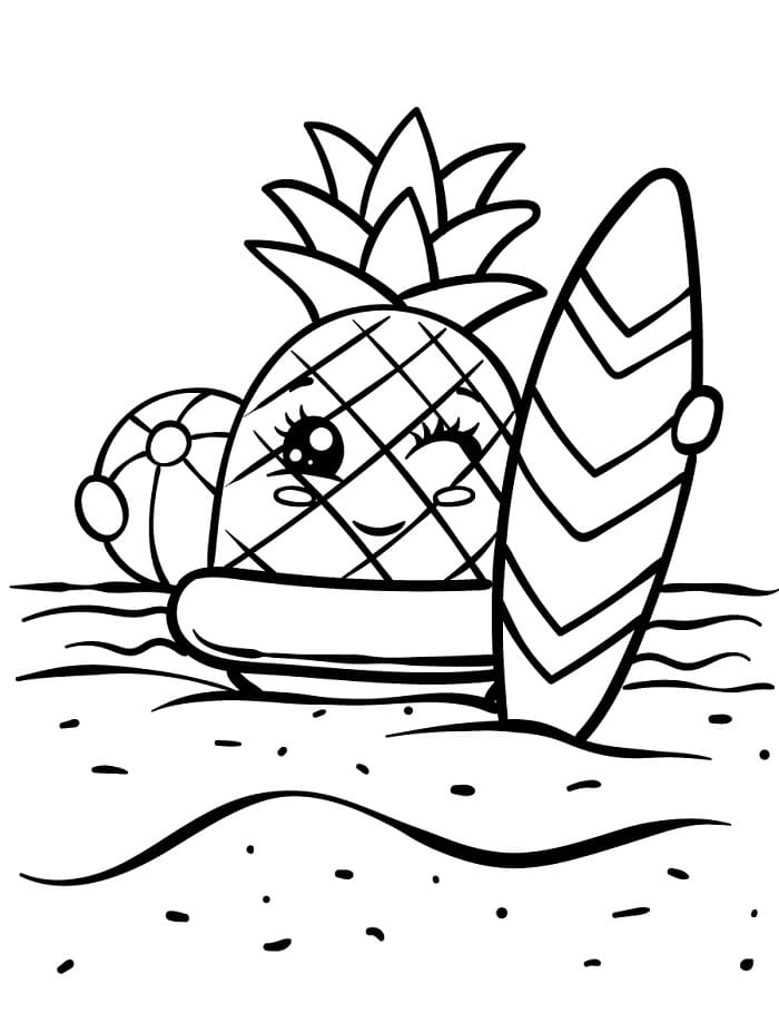 Estate Bellissima da colorare