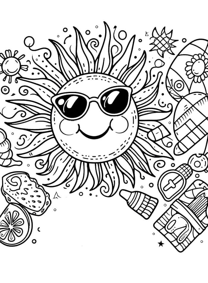 Estate Libera da colorare