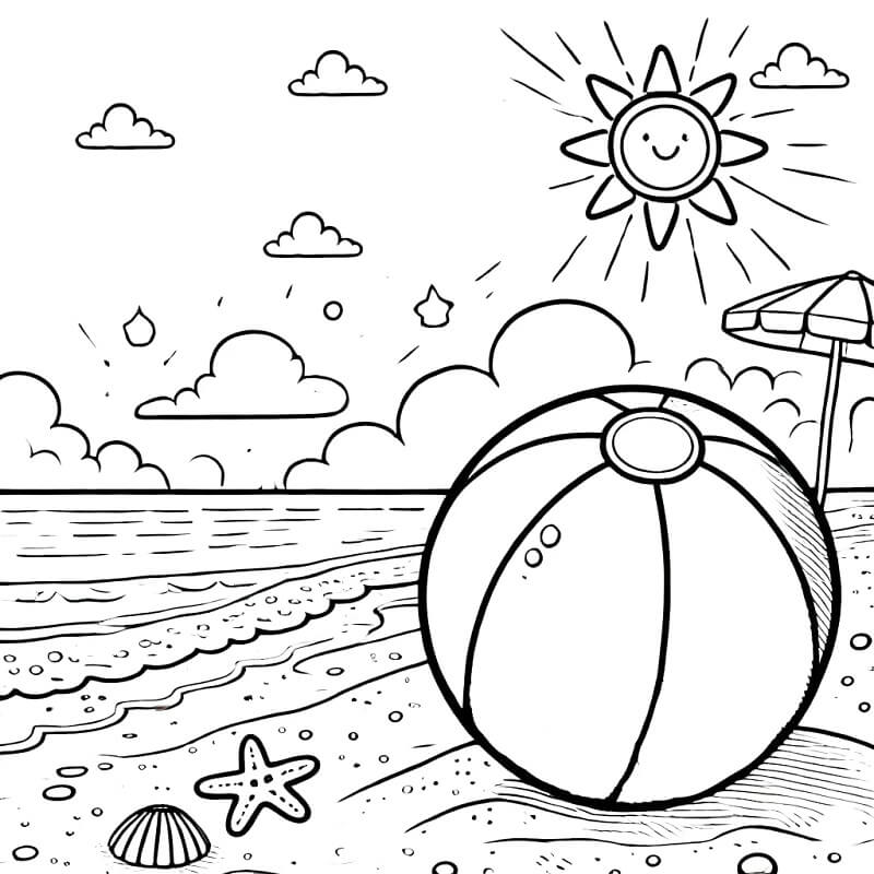 Estate a Costo Zero da colorare