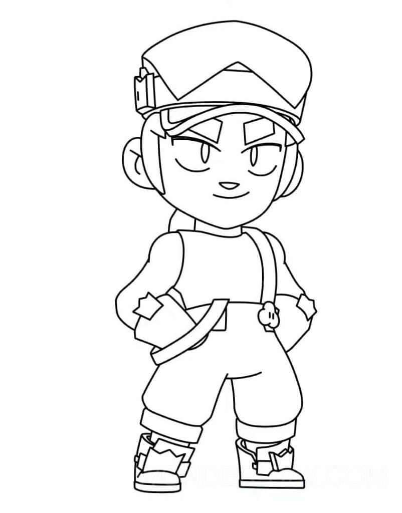 Fang di Brawl Stars da colorare