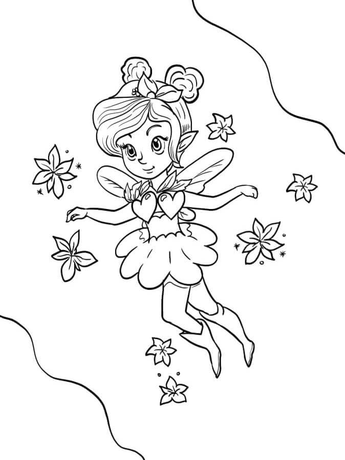 Fata Base da colorare